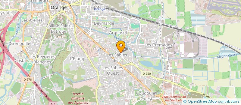 localisation de l'entreprise SCI LES VALENTINES  ORANGE