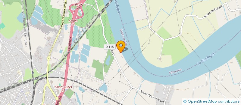 localisation de l'entreprise SCI LES VALENTON  SAINT-LOUBES