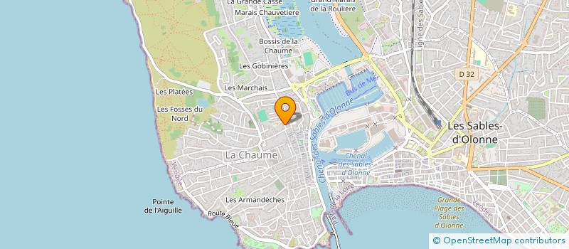 localisation de l'entreprise SCI LES VALERIANES à LES SABLES-D'OLONNE