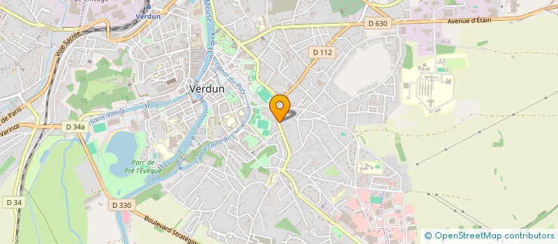 localisation de l'entreprise SCI LES VALES à VERDUN