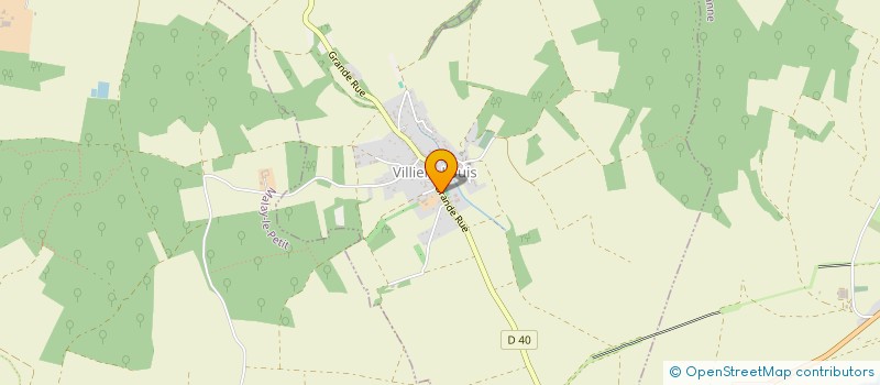 localisation de l'entreprise SCI LES VALLEES  CERILLY