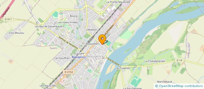 localisation de l'entreprise SCI LES VALLEES  BEAUGENCY
