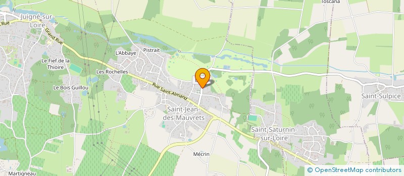 localisation de l'entreprise SCI LES VALLEES  LES GARENNES SUR LOIRE