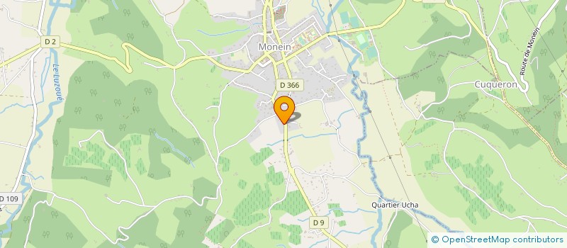 localisation de l'entreprise SCI LES VALLEES à MONEIN