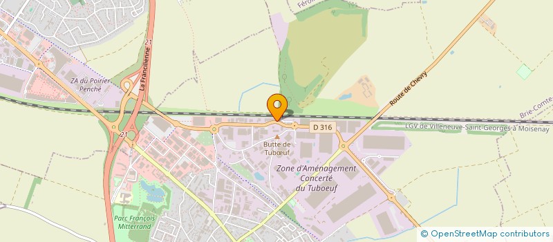 localisation de l'entreprise SCI LES VALLEES  FONTAINEBLEAU