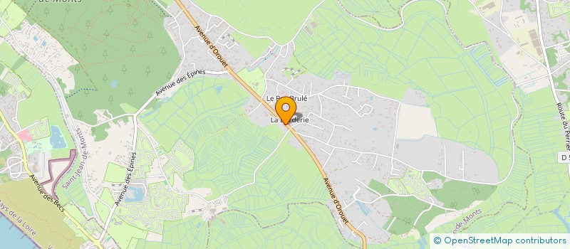 localisation de l'entreprise SCI LES VALLEES D'OROUET à SAINT-JEAN-DE-MONTS