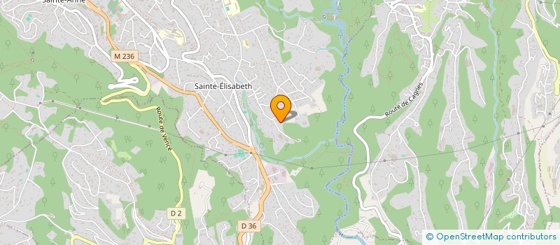 localisation de l'entreprise SCI LES VALLIERES  VENCE