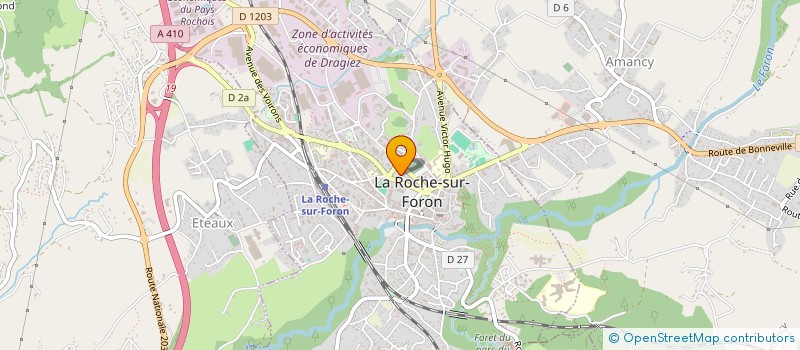 localisation de l'entreprise SCI LES VALLIERES  LA ROCHE-SUR-FORON