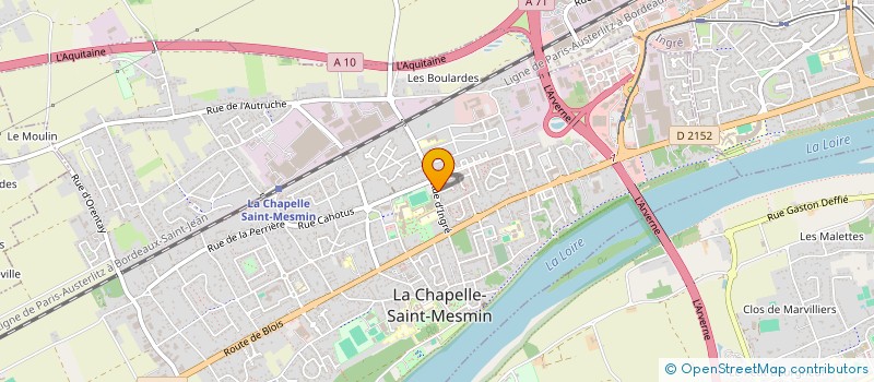 localisation de l'entreprise SCI LES VALLINES à LA CHAPELLE-SAINT-MESMIN