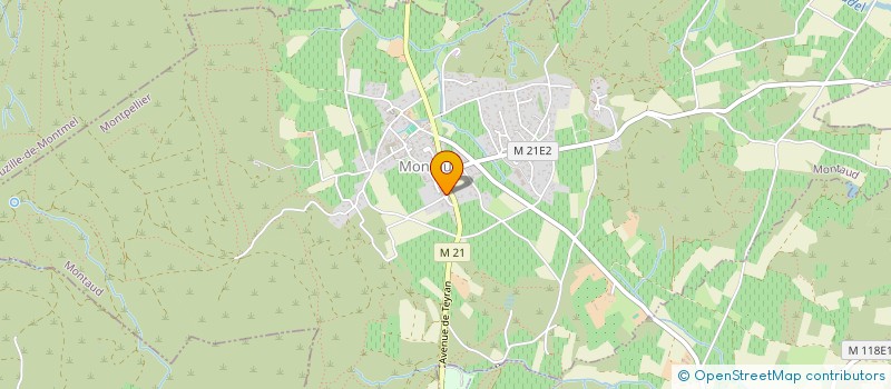 localisation de l'entreprise SCI LES VALLONGUES  MONTAUD