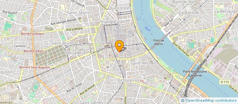 localisation de l'entreprise SCI LES VALLONS  BORDEAUX