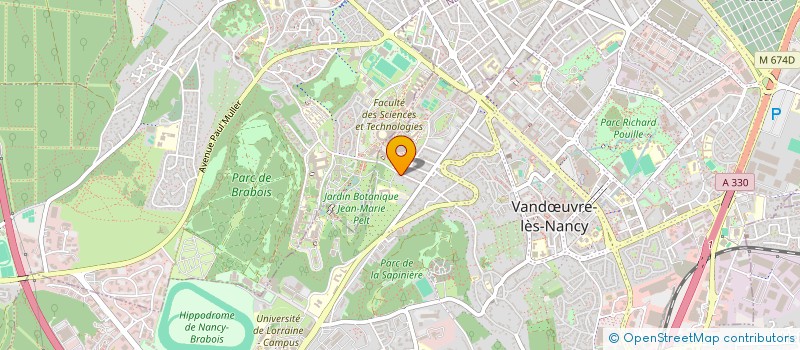 localisation de l'entreprise SCI LES VAND'EAUX  VANDUVRE-LES-NANCY