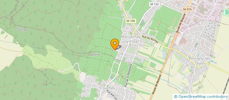 localisation de l'entreprise SCI LES VARENNES à MARSANNAY-LA-COTE
