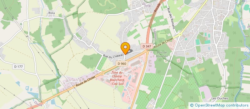 localisation de l'entreprise SCI LES VARENNES  DISTRE