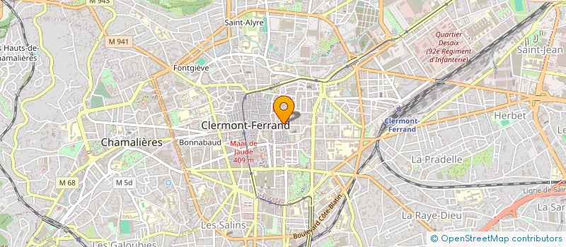 localisation de l'entreprise SCI LES VARENNES  CLERMONT-FERRAND