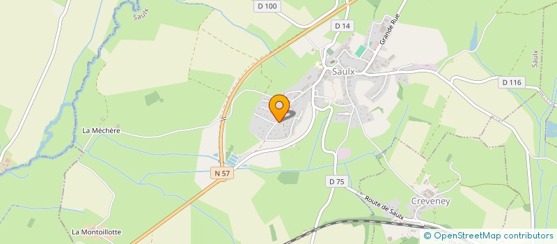 localisation de l'entreprise SCI LES VARENNES  SAULX