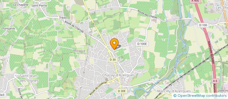 localisation de l'entreprise SCI LES VARENNES  CHAZAY-D'AZERGUES