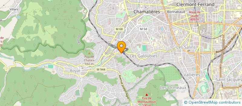 localisation de l'entreprise SCI LES VARENNES ET BLOT  CHAMALIERES