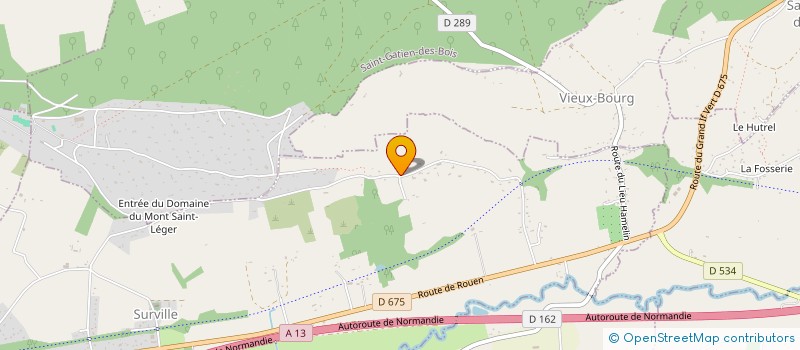 localisation de l'entreprise SCI LES VAS  SURVILLE