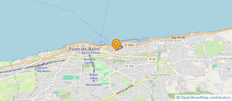 localisation de l'entreprise SCI LES VAUDOIS - COTTENS  EVIAN-LES-BAINS