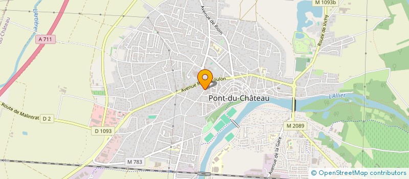 localisation de l'entreprise SCI LES VAURES D'ANTAN  PONT-DU-CHATEAU