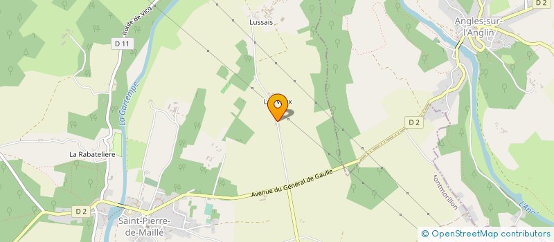 localisation de l'entreprise SCI LES VAUX  SAINT-PIERRE-DE-MAILLE