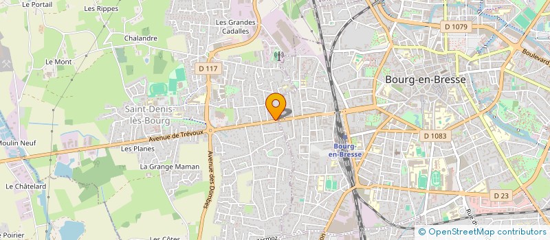 localisation de l'entreprise SCI LES VAVRES à SAINT-DENIS-LES-BOURG
