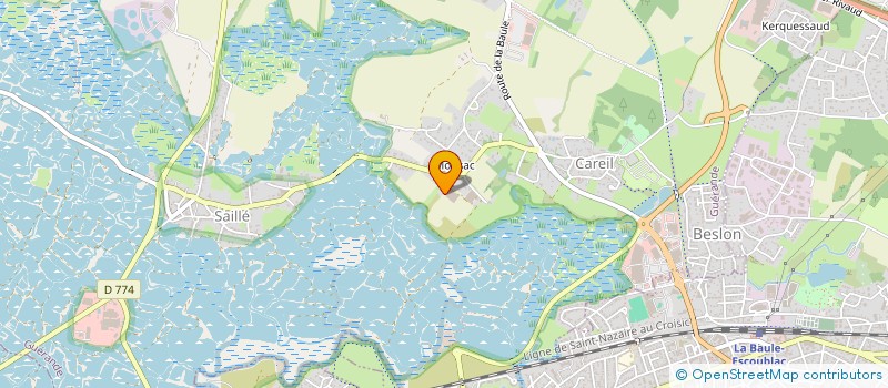 localisation de l'entreprise SCI LES VAYLLAUX  GUERANDE