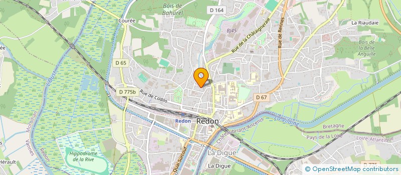 localisation de l'entreprise SCI LES VENETES  REDON