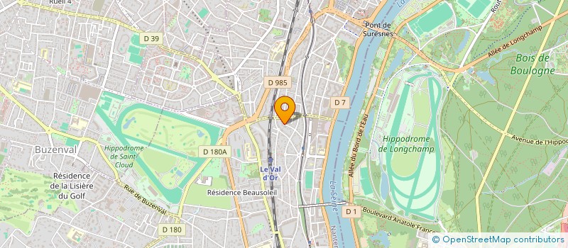 localisation de l'entreprise SCI LES VENETES à SAINT-CLOUD