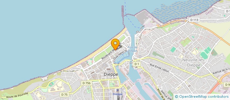 localisation de l'entreprise SCI LES VENTS DU LARGE  DIEPPE