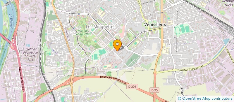 localisation de l'entreprise SCI LES VERDIERS  VENISSIEUX