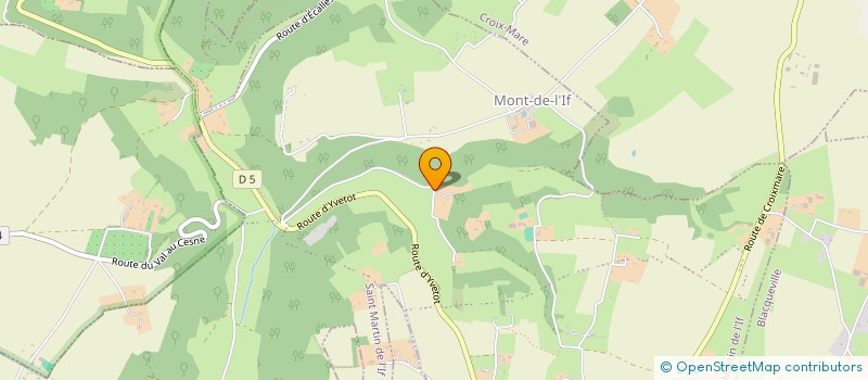 localisation de l'entreprise SCI LES VERDURES  SAINT MARTIN DE L'IF