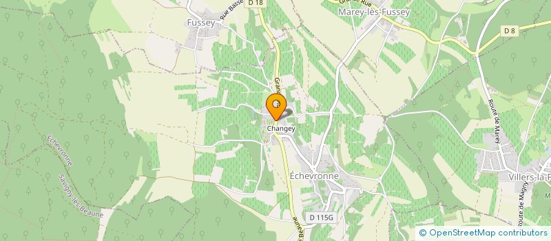 localisation de l'entreprise SCI LES VERGENNES à ECHEVRONNE