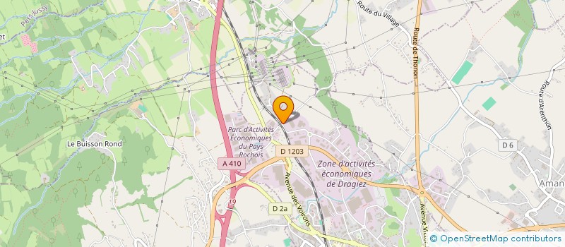 localisation de l'entreprise SCI LES VERGERS  LA ROCHE-SUR-FORON