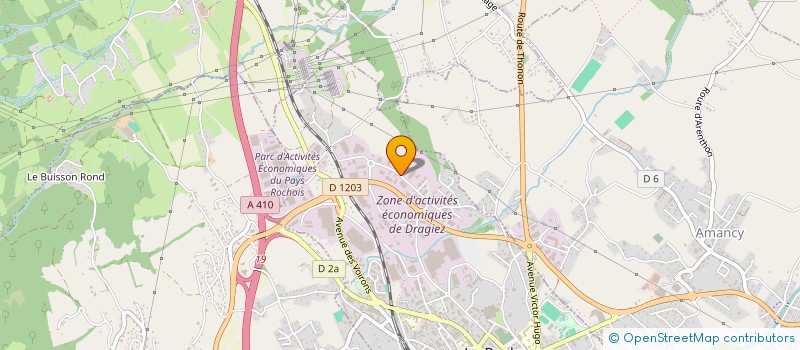 localisation de l'entreprise SCI LES VERGERS  LA ROCHE-SUR-FORON