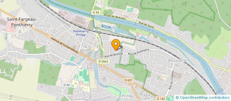 localisation de l'entreprise SCI LES VERGERS  SAINT-FARGEAU-PONTHIERRY