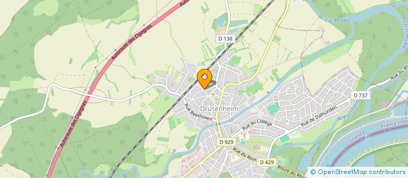 localisation de l'entreprise SCI LES VERGERS  ROHRWILLER