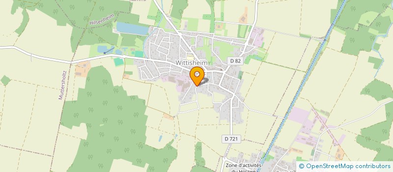 localisation de l'entreprise SCI LES VERGERS  WITTISHEIM