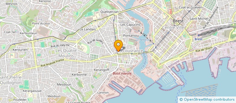 localisation de l'entreprise SCI LES VERGERS  BREST