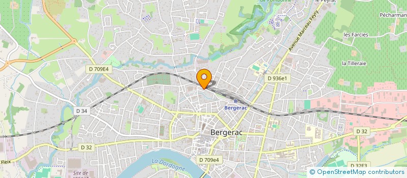 localisation de l'entreprise SCI LES VERGERS à BERGERAC