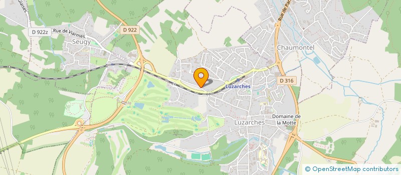 localisation de l'entreprise SCI LES VERGERS à LUZARCHES