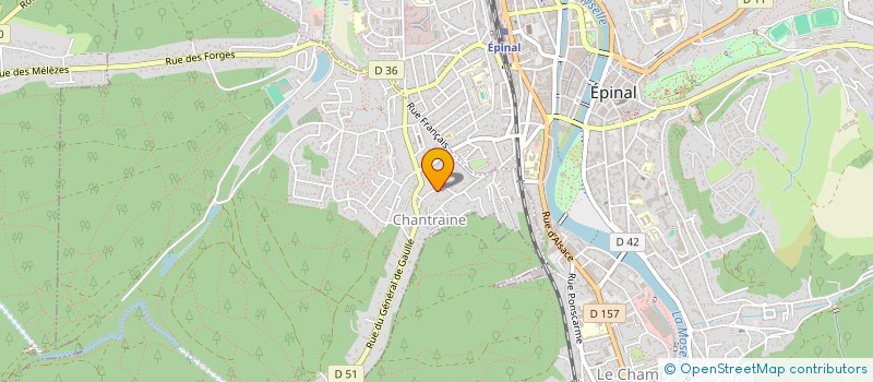 localisation de l'entreprise SCI LES VERGERS  VAUDEVILLE