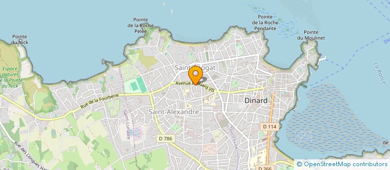 localisation de l'entreprise SCI LES VERGERS  DINARD