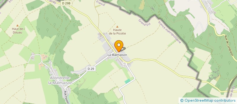 localisation de l'entreprise SCI LES VERGERS D'ADELE ET ELIAS  ALLONDRELLE-LA-MALMAISON