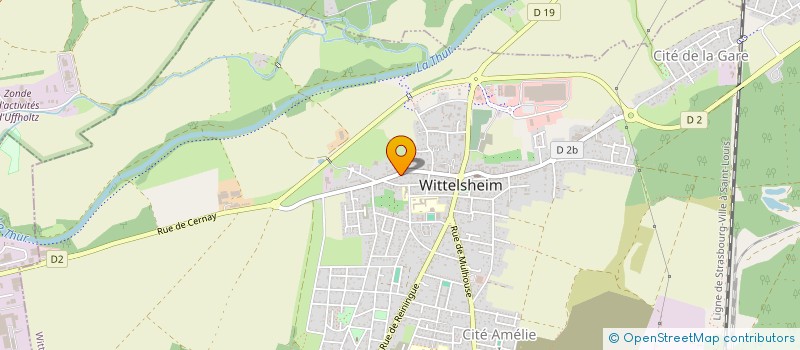 localisation de l'entreprise SCI LES VERGERS D'ANDRE  WITTELSHEIM