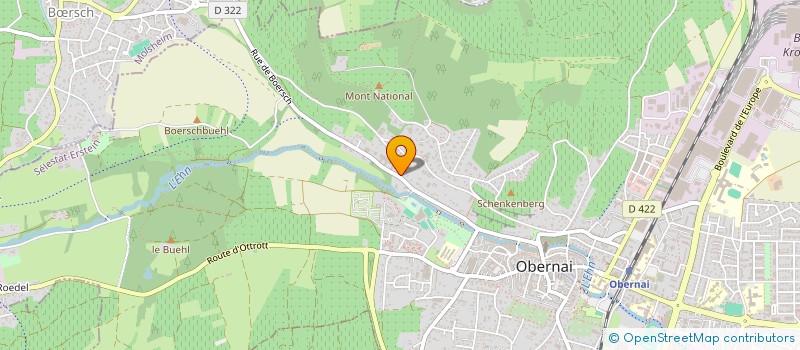 localisation de l'entreprise SCI LES VERGERS DE L'EHN à OBERNAI