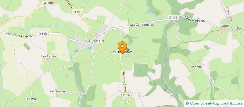 localisation de l'entreprise SCI LES VERGERS DE LA BRIE  THENEUILLE