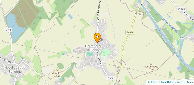 localisation de l'entreprise SCI LES VERGERS DE LA FERME  GOUY-SOUS-BELLONNE