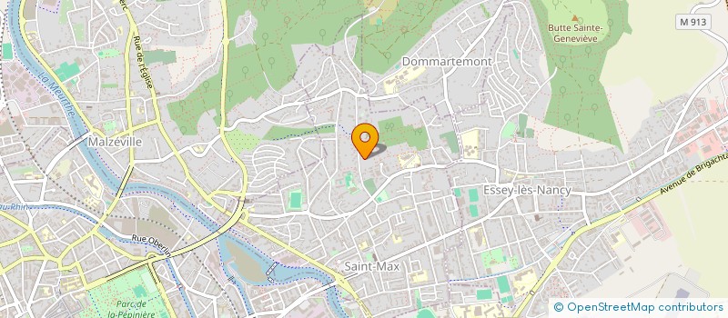 localisation de l'entreprise SCI LES VERGERS DE LA HAIE LE COMTE  SAINT-MAX